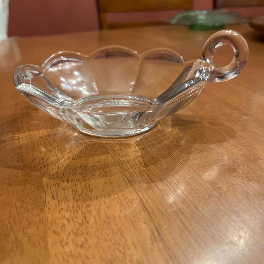 Vintage Clear Glass Dish